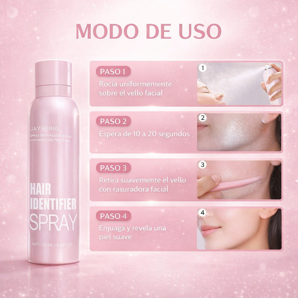 Spray Identificador de Vello Facial